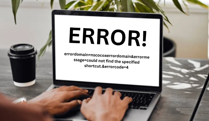 errordomain=nscocoaerrordomain&errormessage=could not find the specified shortcut.&errorcode=4